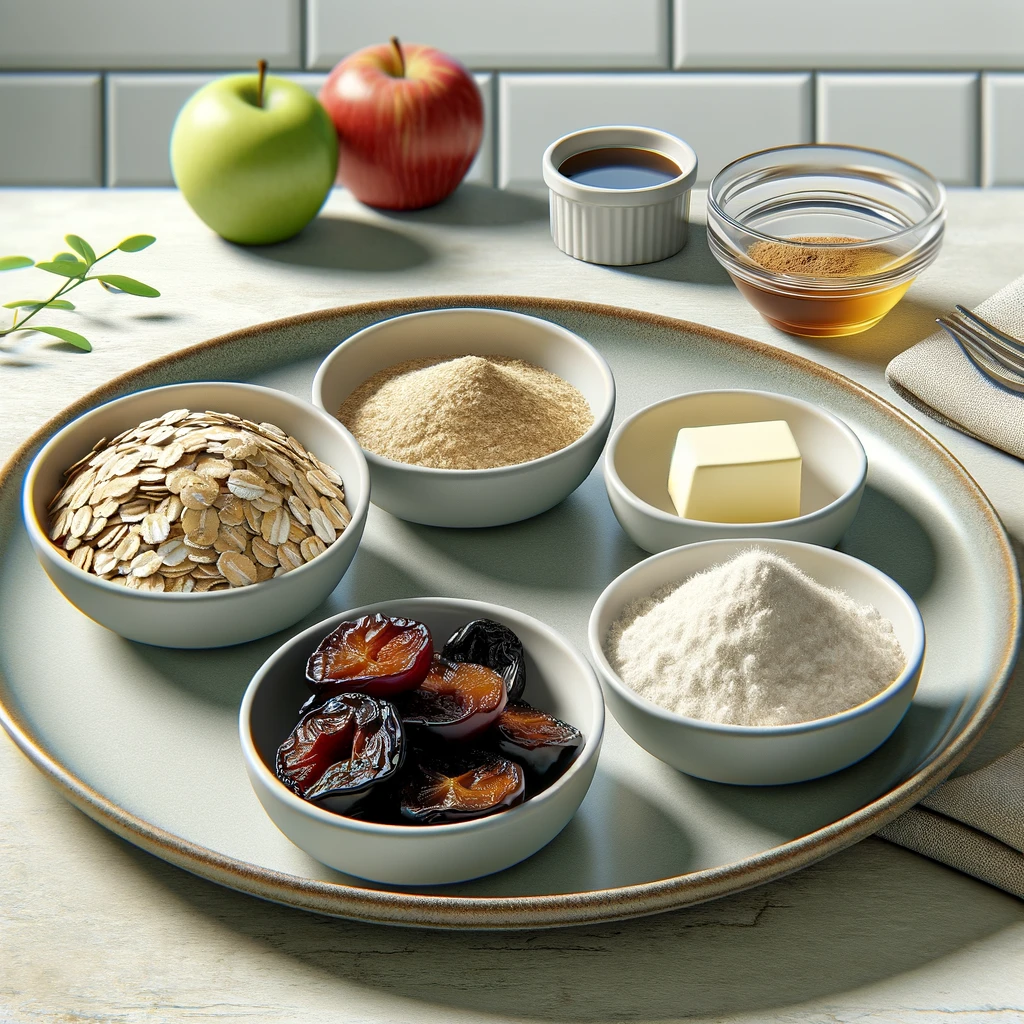 Simple Gluten-Free Prune and Apple Crumble