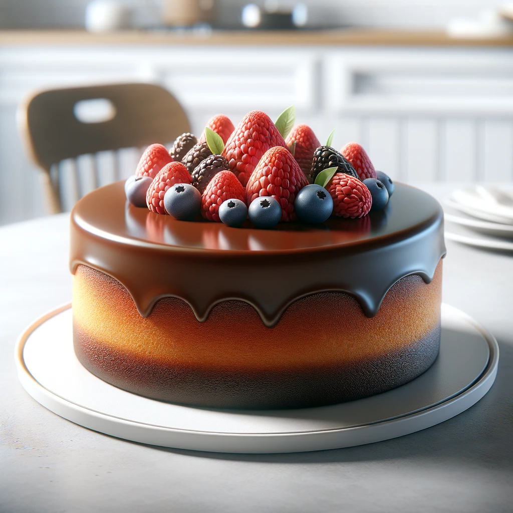 Simple Gluten-Free Chocolate Ganache Cake